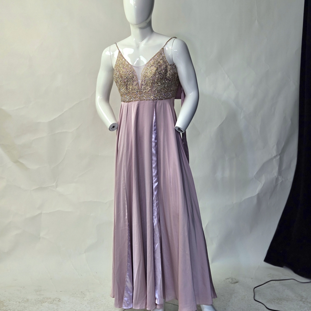 Mauve evening gown from Cindy Collection U.S.A.